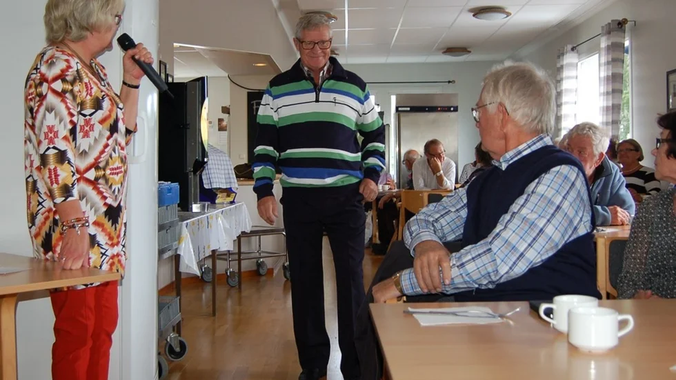 PRO Jävres ordförande Rune Berglund var en av mannekängerna.