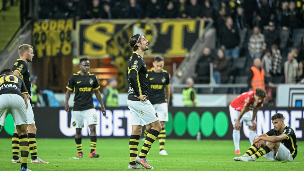 AIK-spelarna deppar efter en poäng hemma mot Degerfors.