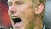 Henric Karlsson, som har ett förflutet i IFK Norrköping, avgör gärna derbyt på egen hand i morgon.
FOTO:JANNE FORSBY