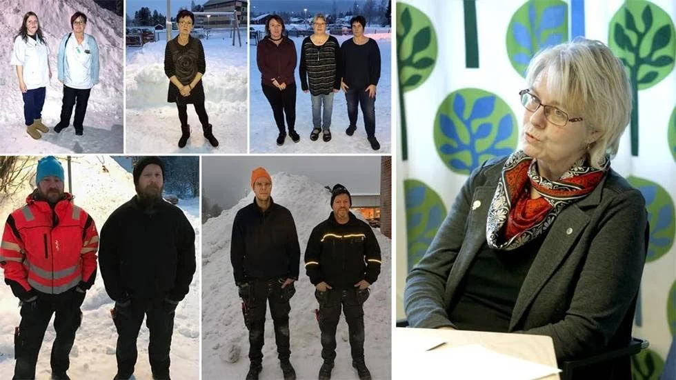 Kommunalrådet Helena Öhlund ska titta närmare på möjligheten att ge alla kommunanställda som behöver det utekläder.