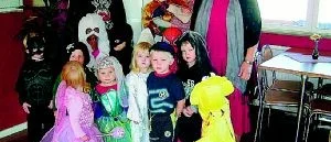 Halloweenfirande hos dagbarnvårdare