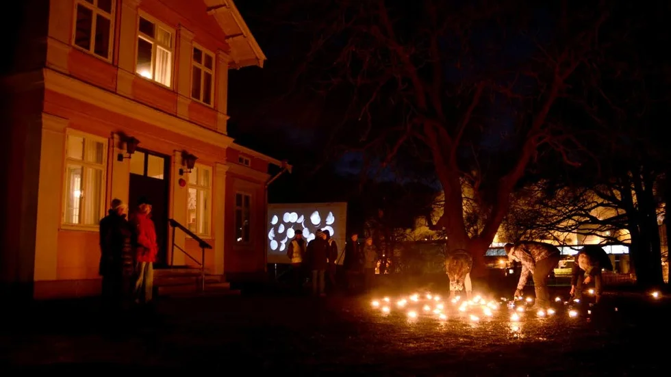 Ljusfest igen. Här ses några av de nästan 600 marschallerna vid fjolårets  ljusfest i Skärblacka. På lördag är det dags för årets upplaga av ljusfesten.