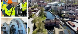 Vatten ger kraft mitt i city i ett av Sveriges äldsta kraftverk • "Is är vår värsta fiende"