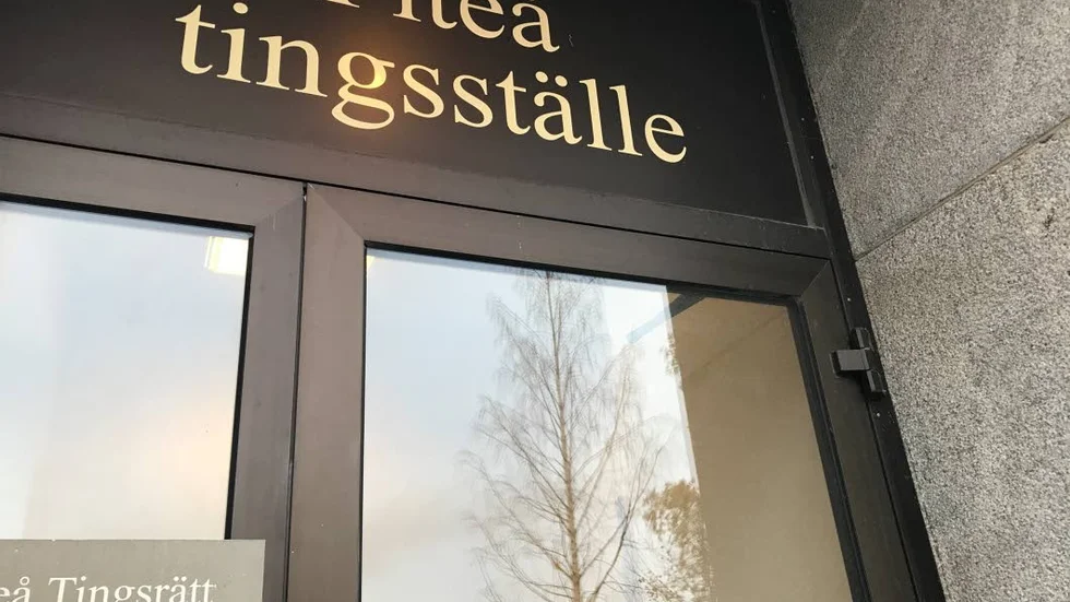 Inför rätta. Förhandlingen där målet mot den åtalade mannen behandlades hölls vid Piteå tingsställe för två veckor sedan. (Arkivbild)