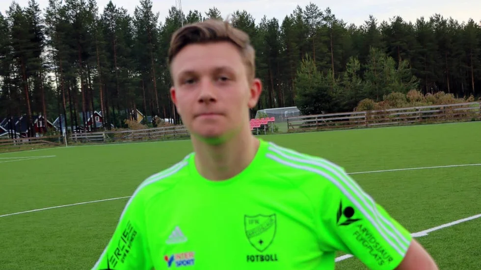Elias Arvidsson - en av Arvidsjaurs målskyttar.