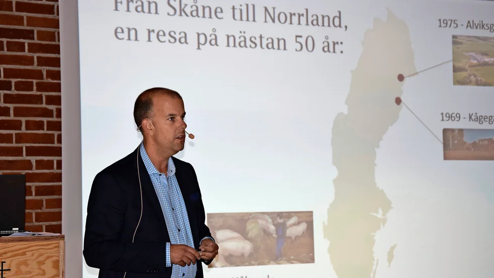 Utreder. Nyhléns Hugosons med vd Magnus Nilsson utreder nu sin förädlingsverksamhet. Under första halvåret 2018 ska företaget bestämma sig och då kommer det att framgå om Skellefteå berörs eller inte. Foto: Lars Andersson.