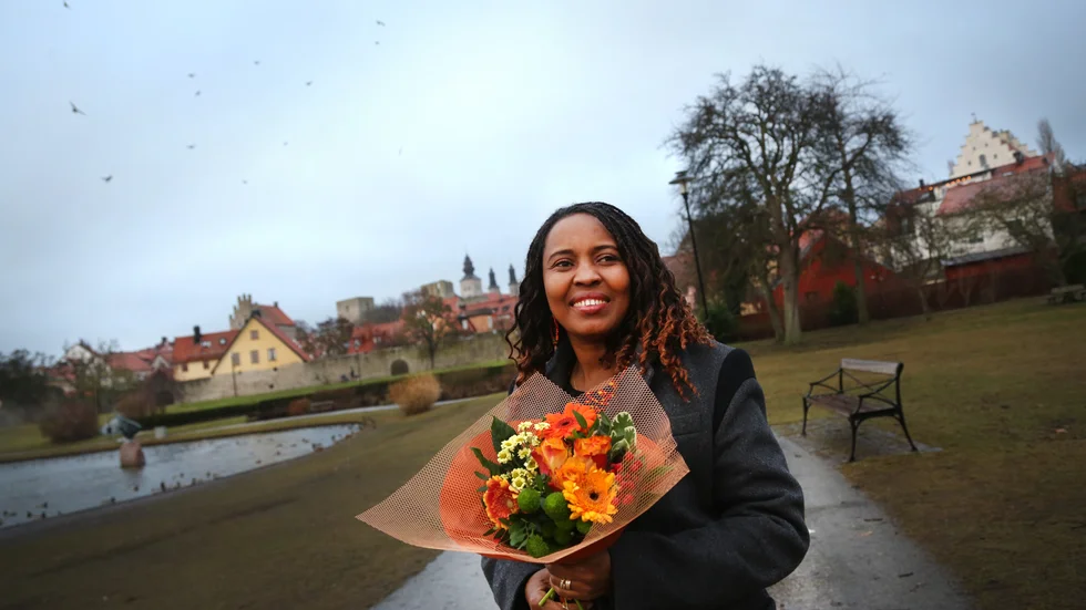 Jeannine Tuyisabe, årets gotländska Emerichpristagare, vill ge andra det varma välkomnande hon fick när hon kom till Gotlands som flykting.