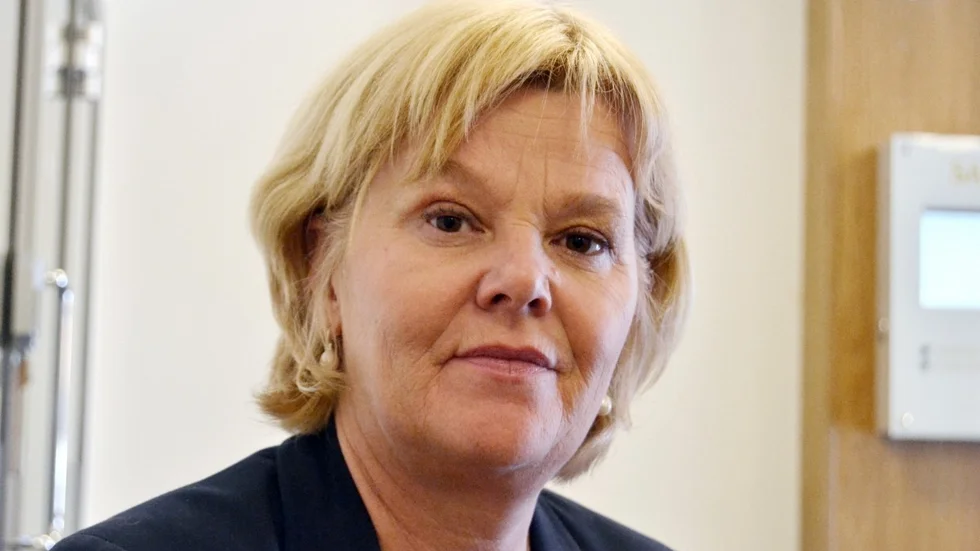 Den svåra rättegången. Advokat Lena Isaksson om hennes klients situation. Foto: HANS BERGGREN
