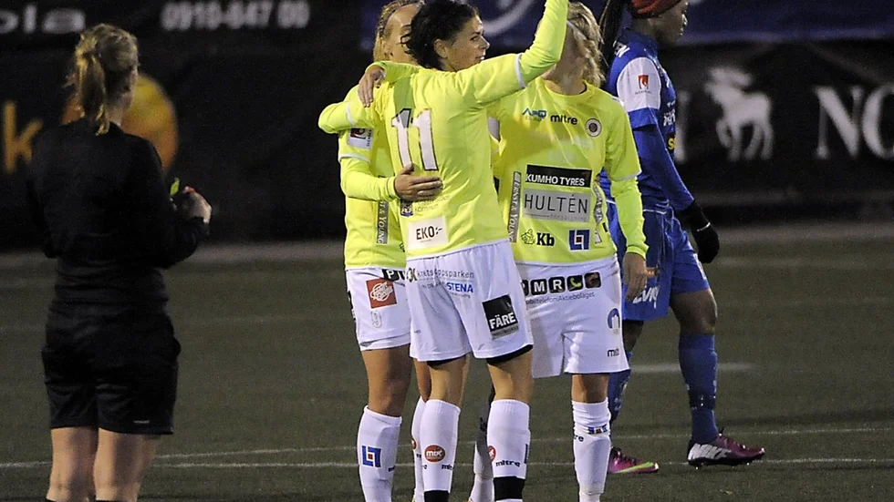 Kristianstad vann över Sunnanå. Foto: Roine Sandlén.