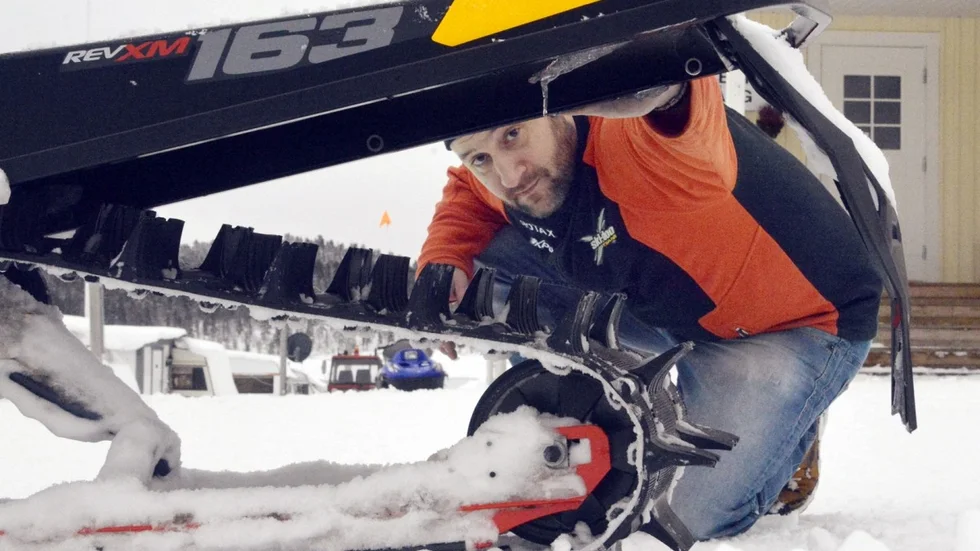 Snön lockar. Det konstaterar Anders Marklund. Foto: Bertil Sundkvist