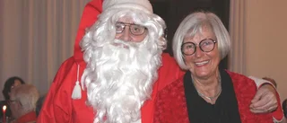 Julfest med besök av tomten