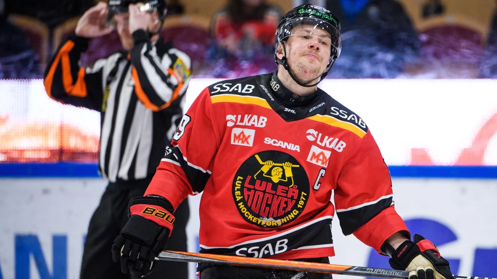 Erik Gustafsson, lagkapten i Luleå Hockey.