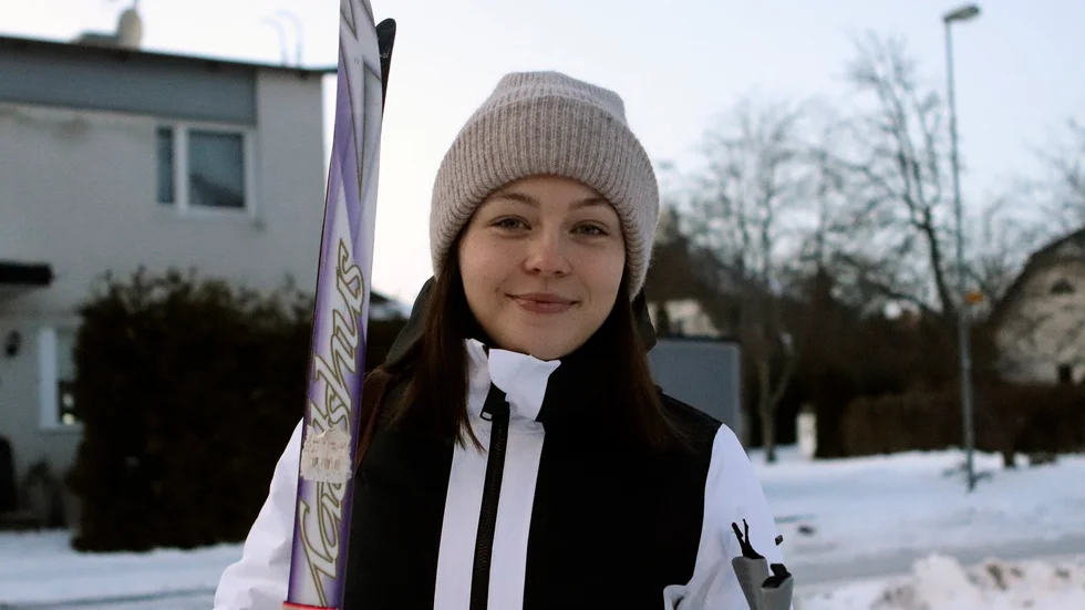 Olivia Berglund från Katrineholm var väldigt nöjd efter Tjejvasan. Olivia gick i mål efter tre timmar och 15 minuter. 