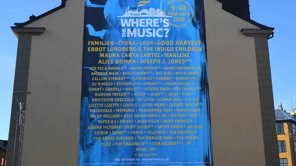 Showcasefestival. Nu är "Where's the music?" i gång på allvar.