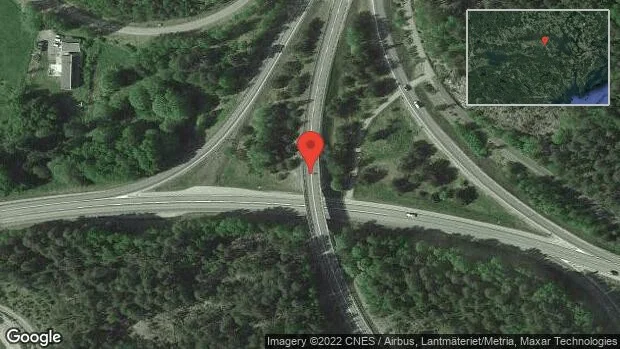 Trafikolycka skapar köer på väg 55