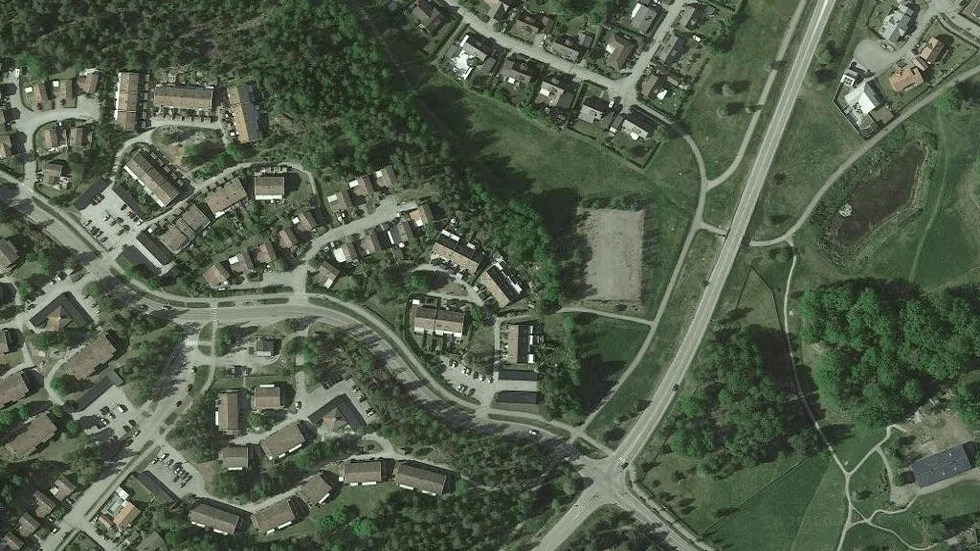 Området kring Bäckvägen 6D