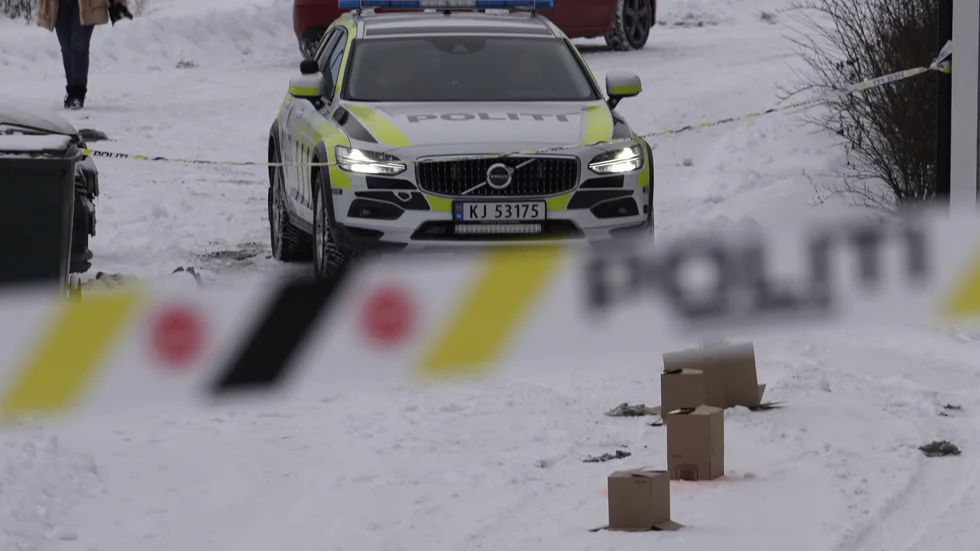 Polisen har gripit en man i 40-årsåldern.