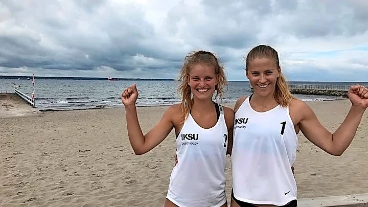 Duon. Felicia Granberg (t.v.) och Johanna Wikberg (t.h.) har chansen att kvala sig in till finalen av swedish elite tour. Foto: Privat.
