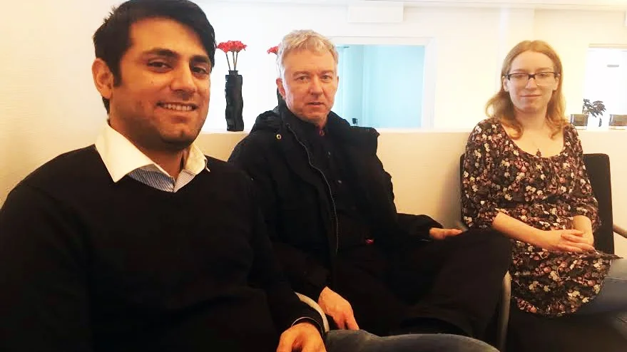 Delägare. Mohammad Azimi, Niclas R Kasselskog och Jacqueline Kasselskog. Foto: Christoffer Åhlund.
