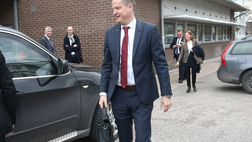 Inrikesministern. Anders Ygeman (S) hade koll på säkerhetsbilden i Norrköping.