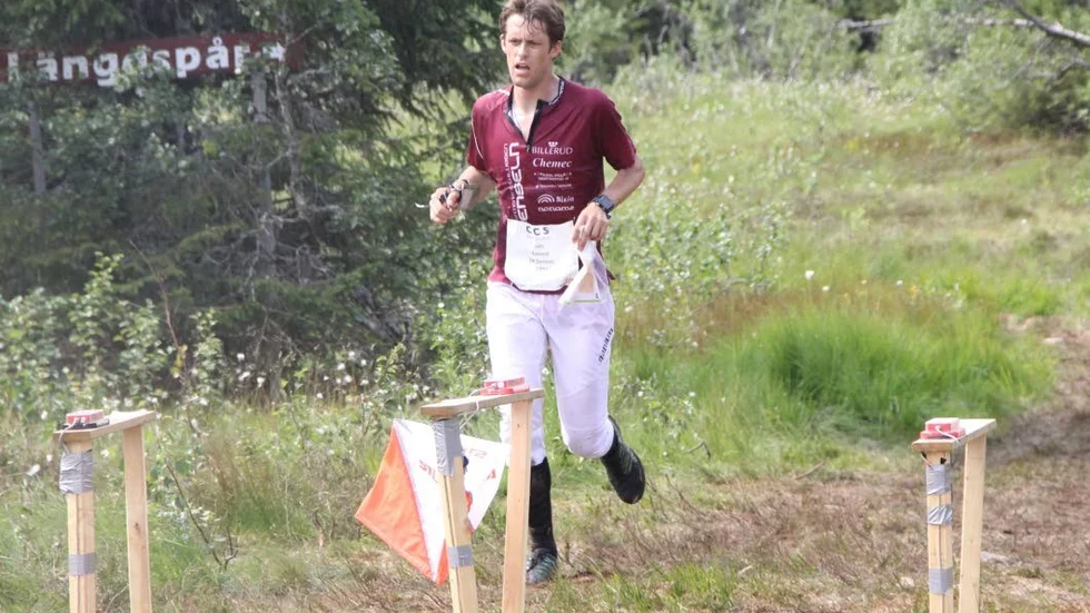 Stark. Emil Kalered OK Denseln gjorde ett nytt bra lopp över fjällvidderna vid Sälen. Ligger tvåa i H 21. Foto: Nils Sjödin