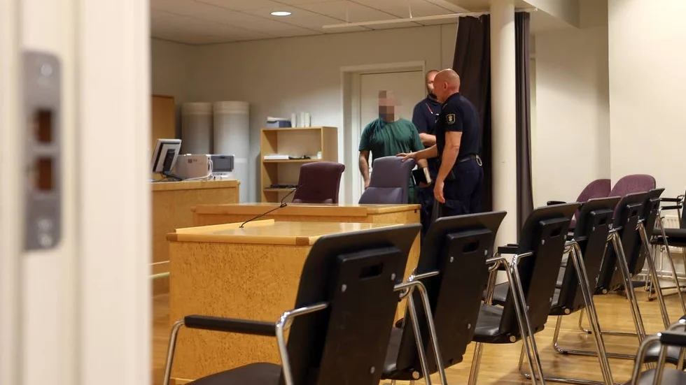 45-åringen. Greps i Göteborg, han häktades misstänkt för mordet i Klockaretorpet denn 22 juni i år.