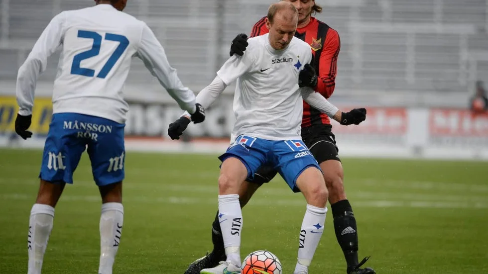 Stabil. Andreas Johansson är en av seriens bästa backar - enligt de allsvenska spelarna.