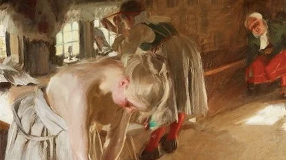 "Söndagsmorgon" av Anders Zorn. Pressbild.