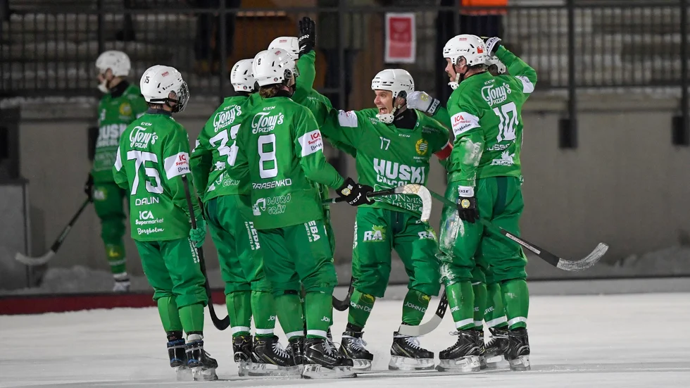 Ett sjukdomsdrabbat Hammarby åkte på storstryk mot Frillesås. Arkivbild.