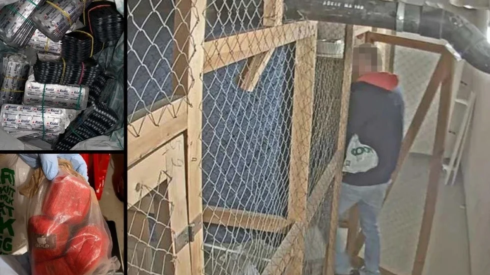 Mannen har sagt i förhör att han förvarade knarket åt någon, men tingsrätten gick på åklagarens linje och dömer honom till fem års fängelse.