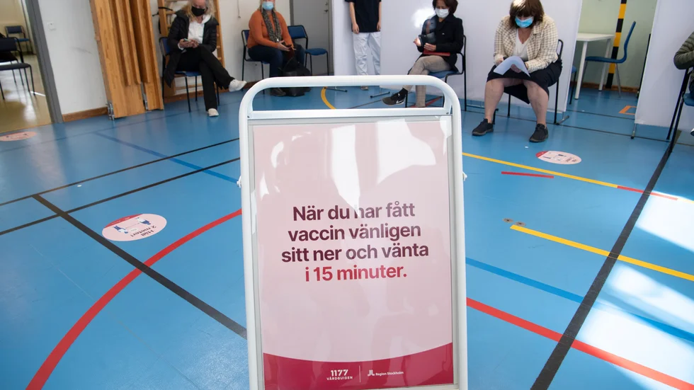 Fler kan nu ta sin tredje dos i Stockholm. Arkivbild.