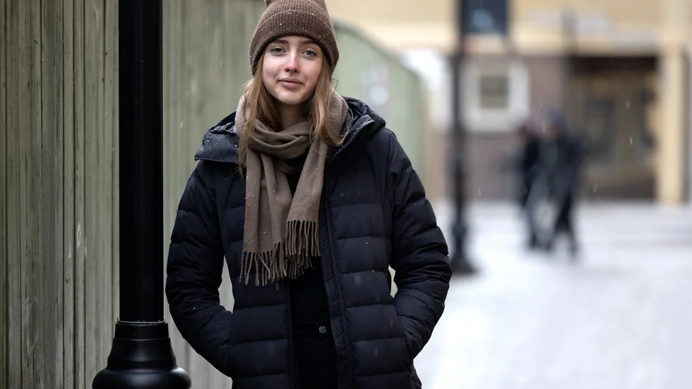 Olivia Stenström har varit hemma i Linköping över jul innan äventyret i Paris fortsätter.