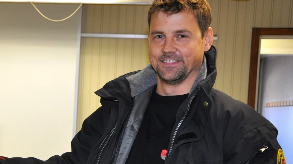 Larmade själv Räddningsledare Joakim Karlsson var den som larmade.