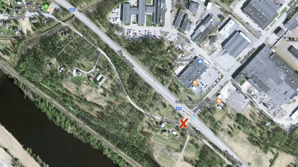 Skellefteå kommun ska flytta vatten- och avloppsledningar på platsen.