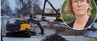 Sabotage av avspärrningarna ett stort problem för arbetet med Vingåkersån: "Man kan bli väldigt frustrerad"