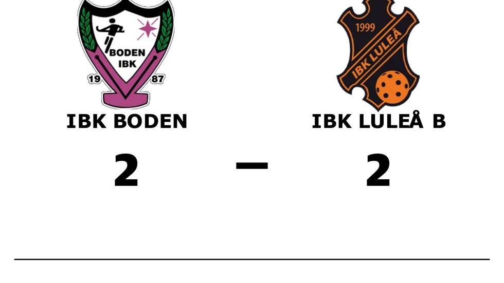 IBK Boden spelade lika mot IBK Luleå B