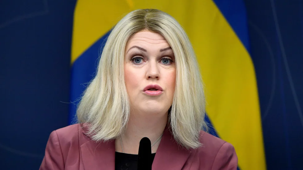 Socialminister Lena Hallengren (S).