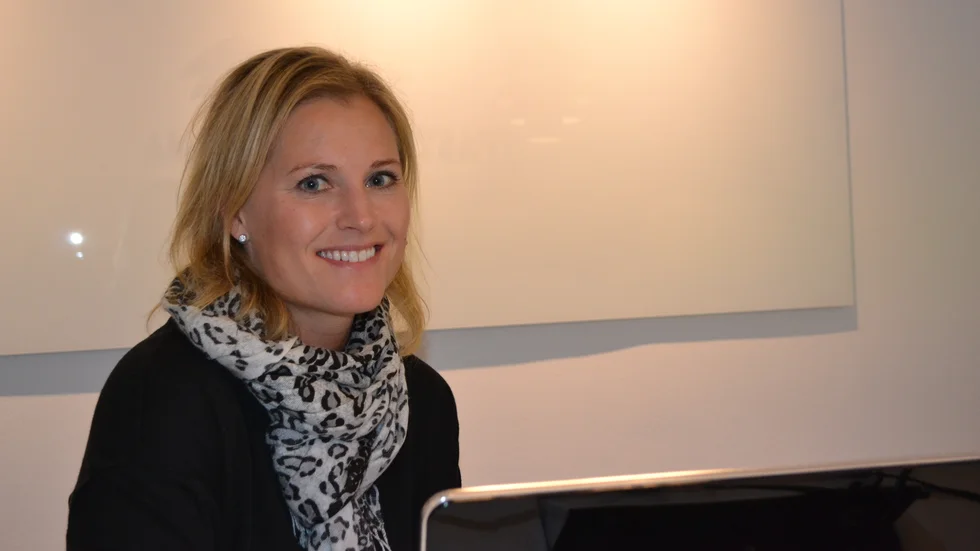 Helnöjd. Monica Lundberg är marknadsansvarig på Fastighetsägarna och hon gläds förstås över den positiva statistiken.