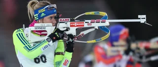 Ingela bommade och missade pallen – men ändå en blågul succé