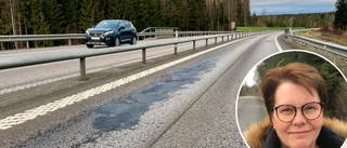 Nio år efter öppningen – nu har vägen spruckit: "Inte bara att asfaltera"