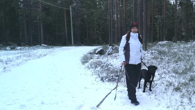 Kristina Forssman tycker det borde gå att samsas på Grisbergets skidspår. 