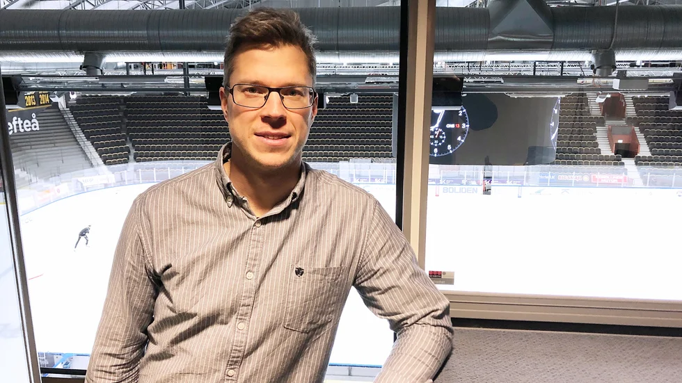 Erik Forssell var på plats i Skellefteå Kraft Arena under onsdagen. "Att kliva in i GM-rollen känns verkligen spännande och jättekul", säger han. 
