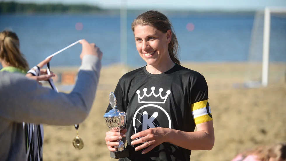 Therese Lundmark har visat upp storformen i säsongsinledningen och gjort elva mål på sex matcher.