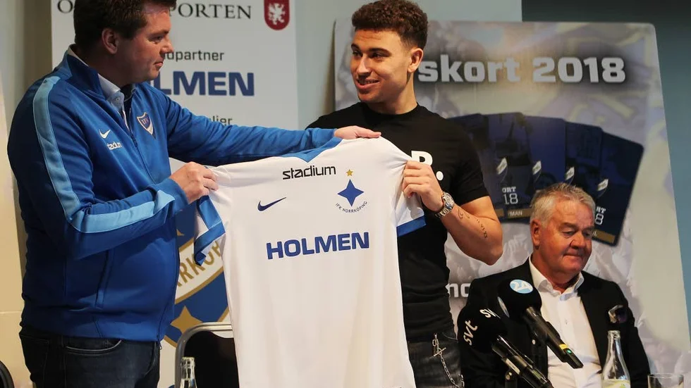 Förstärkning. Jordan Larsson är en av IFK:s nya spelare.