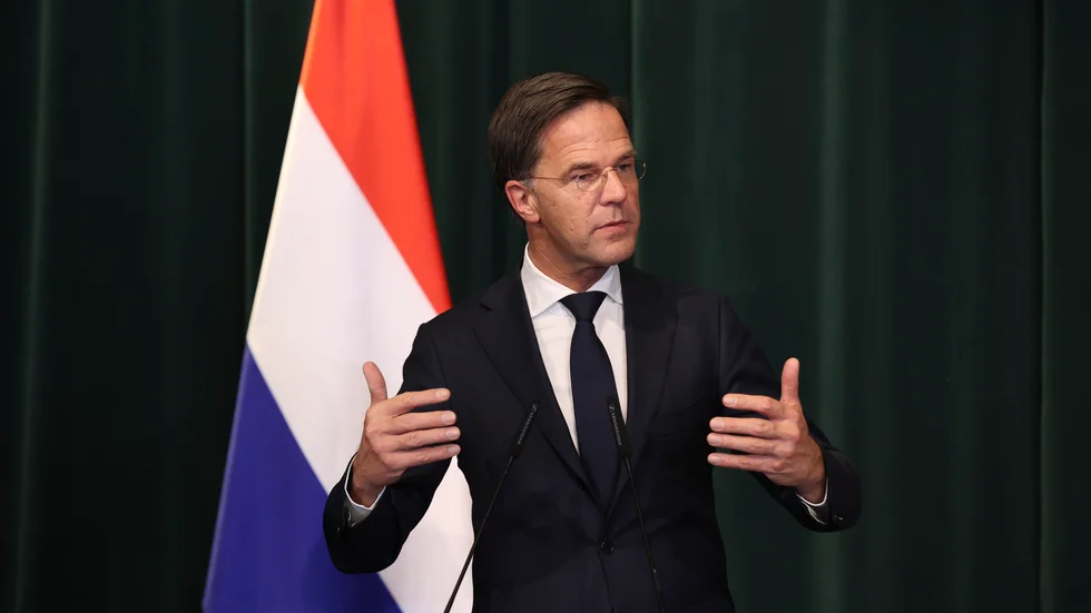 Nederländernas premiärminister Mark Rutte.
