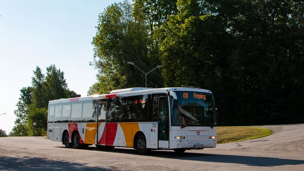 Busslinje 414 föreslås att slås samman med linje 413 och bilda ringlinje 415 i västra stråket av Finspång.