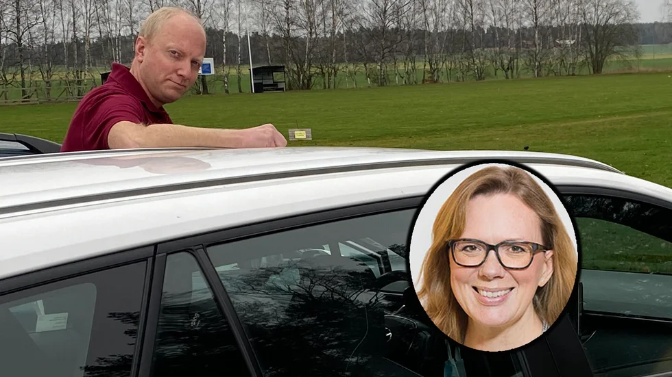 Undersköterskan i hemtjänsten Göran Andersson slog larm om att bilåkandet skulle öka. Karin Eriksson (M) är andra vice ordförande i vård- och omsorgsnämnden.