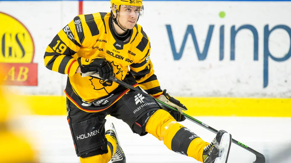 Skellefteås Filip Roos gjorde sitt första SHL-mål mot Linköping. Arkivbild.