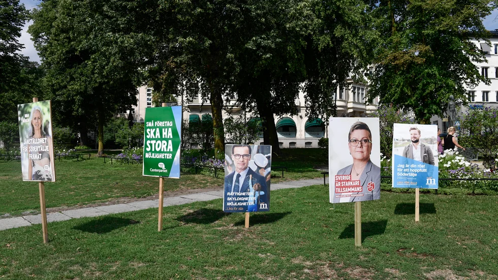 Strunta i valaffischer, de ser bara skräpiga ut, tycker insändarskribenten.