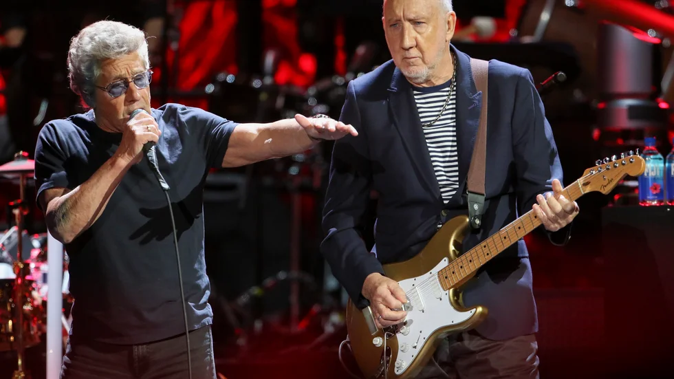 The Whos Roger Daltrey och Pete Townshend. Arkivbild.